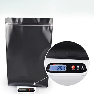 <span class=keywords><strong>Petit</strong></span> sac de café à fond plat carré personnalisé de 5kg emballage en plastique alimentaire de valve de poche à fermeture éclair en aluminium laminé - Product Image 2