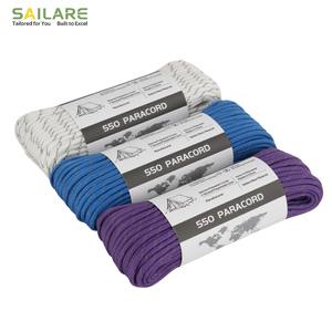 Paracord 550 <span class=keywords><strong>de</strong></span> 4mm, 7 Hilos, <span class=keywords><strong>de</strong></span> Poliéster y Nailon, Resistente, para Hacer Pulseras DIY, para <span class=keywords><strong>Supervivencia</strong></span> al Aire Libre y Camping - Product Image 1