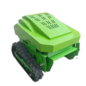 electric powered remote control robot lawn mower grass cutter