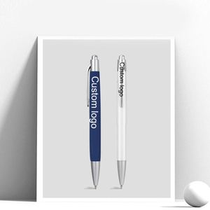 Branded Plastic Ballpoint Business Office <b>Cheap</b> for Promotion Giveaway <b>Gift</b> Personalized Pen With Custom Logo - Product Image 3