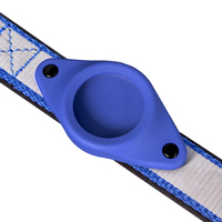 Collier pour chien en nylon rétractable et portable avec AirTag intégré pour la promenade nocturne en toute sécurité – Prix usine