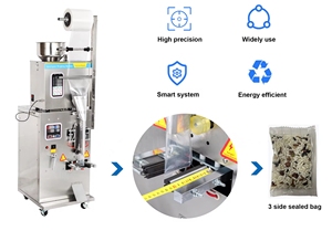 立式自动称重包装机灌装坚果咖啡豆谷物袋包装机 - Product Image 5