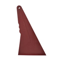 CARIGHT Outils d'emballage de voiture Raclette à pied rapide Raclette en vinyle à long manche Raclette en plastique Outils de teinte de fenêtre