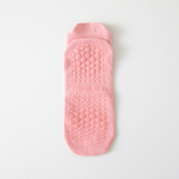 Chaussettes courtes tricotées en coton anti-bactériennes et antidérapantes pour le yoga, le sport, le fitness et le Pilates, sans coutures, pour femme, usage quotidien en intérieur, collection automne