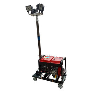 مولد كهربائي يعمل بالديزل مع مصدر ضوء هالوجين، معدات إضاءة متنقلة - Product Image 1