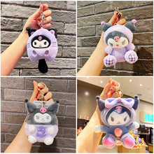 Porte-clés en peluche souple personnalisé <span class=keywords><strong>Hello</strong></span> <span class=keywords><strong>Kitty</strong></span> & Capybara Porte-clés léger en alliage de métal et de plastique PU Zinc pour une utilisation durable - Product Image 6