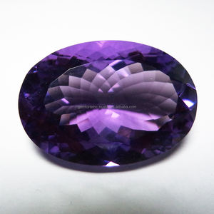 ได้รับการรับรองคุณภาพดีที่สุดจํานวนมากขายเบาะวงรีหลายรูปร่างเพชรพลอยตัดเครื่องประดับคุณภาพสูงทําอัญมณีอเมทิสต์ - Product Image 2