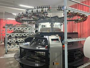 Năng động giả thổ cẩm độ đàn hồi cao 235g vải dệt kim vải quần áo - Product Image 2