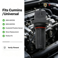 4307353 Kurbelwellen-Positionssensor Motordrehzahlsensor Kompatibel mit Cummins QSB Schwungrad-Magnetgeber
