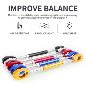 Barre transversale de <span class=keywords><strong>22mm</strong></span> pour motocyclette Barre transversale réglable pour <span class=keywords><strong>guidon</strong></span> de <span class=keywords><strong>moto</strong></span> CNC Barre d'équilibre en alliage d'aluminium - Product Image 3