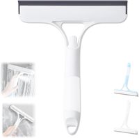 Nettoyeur de vitres portable 3-en-1 avec pulvérisateur, raclette pour écran de voiture et outil de nettoyage de vitres avec bouteille pulvérisatrice