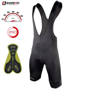 DVP008 Bib curto 3D Gel PAD Homens Ciclismo Bib Shorts Preto Anti-UV Ciclismo Bicicleta Desgaste Bib