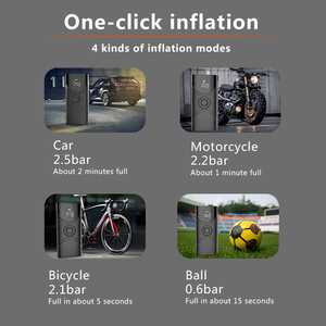 Sản Phẩm Thịnh Hành 2021 Máy Bơm Không Khí Nén Lốp 150PSI Mới Với Pin Máy Bơm Lốp Di Động - Product Image 6