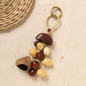 Wholesale Mixed Style Natural Fruit Shell Bag Charm Hand‑crafted <b>Wind</b> <b>Chime</b> Portable Orff Percussion Hanging Ornament - Product Image 4