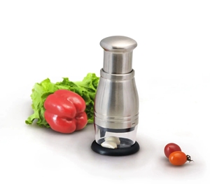 Couteau à ail en acier inoxydable 304, gadget de cuisine manuel pratique pour presser l'ail, les oignons, les fruits et les légumes - Product Image 1