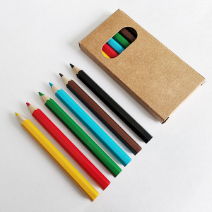Le dimensioni <span class=keywords><strong>e</strong></span> i colori sono piccole <span class=keywords><strong>e</strong></span> convenienti matite per bambini set di mini matite colorate in legno di mezza dimensione per bambini - Product Image 1