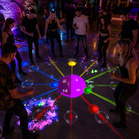 Système de projection interactive sur sol pour jeux éducatifs interactifs en maternelle / établissement scolaire