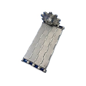 En iyi kalite 304 paslanmaz çelik delikli zincir bağlantı plaka konveyör bandı - Product Image 2