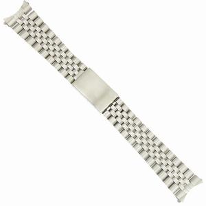 <span class=keywords><strong>Bracelet</strong></span> de <span class=keywords><strong>montre</strong></span> de luxe en acier inoxydable de style président <span class=keywords><strong>Bracelet</strong></span> de 22mm avec extrémités incurvées - Product Image 4