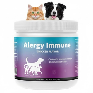 Suplementos Naturales para Alergias en Mascotas OEM y ODM, Refuerzo Inmunológico, Masticables Suaves para Perros y Gatos - Salud de la Piel y el Pelo, Sin Granos, Cuidado de la Salud - Product Image 1