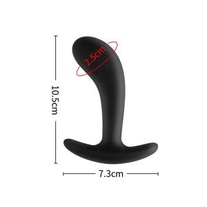 Bestseller Silikon Anal-Plug Trainer-Set 3 Größen Prostata-Massagegerät Aufblasbar Wasserdicht Schwarz für Anfänger und Fortgeschrittene - Product Image 3