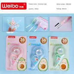 Weibo Correction Tape 5Mm 3M Refillable Avocado Design For School Office Use - Product Image 3