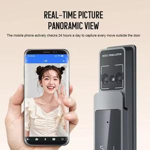 Waterproof Smart Locks Ic Card <strong>Code</strong> TTLock APP Slim Aluminum Door Locks Outdoor - Product Image 5