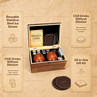 Ensemble de tasses en bois de chêne, tasses à whisky en bois, tasses à bière en bois, tasse à whisky réutilisable, coffret cadeau pour bar à domicile, fête ou soirée