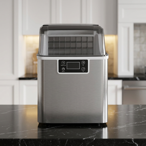 Máquina de Hielo Automática de Sobremesa con Control Táctil, Tanque de Agua de 2.2L, para Uso Doméstico - Product Image 1