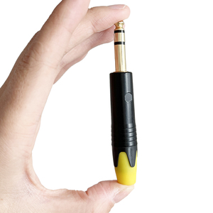 2025 Nhà Máy Chất Lượng Cao Stereo 6.35Mm 1/4 ''Đầy Màu Sắc Backshell Mono/Stereo Nhôm Guitar Âm Thanh Jack Kết Nối - Product Image 2