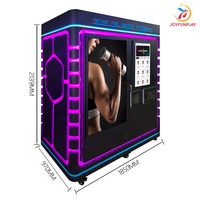 Máquina Expendedora de Batidos de Proteínas JFP Inteligente Basada en la Nube, 28L, Pantalla Táctil de 32 Pulgadas, Código QR sin Efectivo para Gimnasio, Fitness, Hotel
