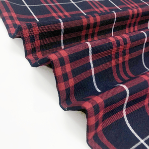Tissu écossais 100 % polyester durable, teint en fil, anti-boulochage et infroissable, idéal pour les jupes scolaires et les uniformes. - Product Image 4