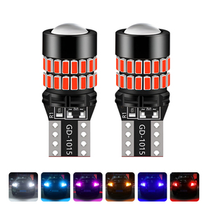 Bombillas LED Canbus T10 194 de 12V con Lente Proyector, Alto Lumen, para Matrícula de Auto, Luz de Lectura, Señalización de Estacionamiento, <span class=keywords><strong>6</strong></span> Colores Disponibles - Product Image 1
