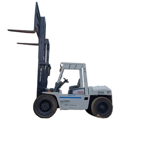 Montacargas TCM de 10 toneladas de segunda mano, montacargas TCM FD100 usado en stock con pocas horas de trabajo. - Product Image 1