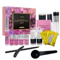 Kit de levage de cils professionnel Perming instantané levage curling pour cils Salon semi-permanent comprend des boucliers oculaires coussinets bricolage maison
