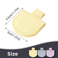Marcador Magnético con Clip para Bolígrafo, Porta Lápices de Cuero con Lazo Elástico para Diario, Cuaderno, Carpeta de Papel, Escritura, Suministros de Oficina