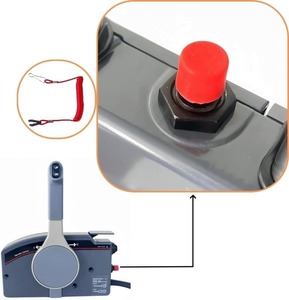 Nuevo Control Remoto de Gasolina para Motor Fuera de Borda, Caja de Control Lateral Premium con Interruptor de Trim y Tilt, Arnés de Cableado de 16 Pies y 10 Pines para <span class=keywords><strong>Yamaha</strong></span> 703 - Product Image 4