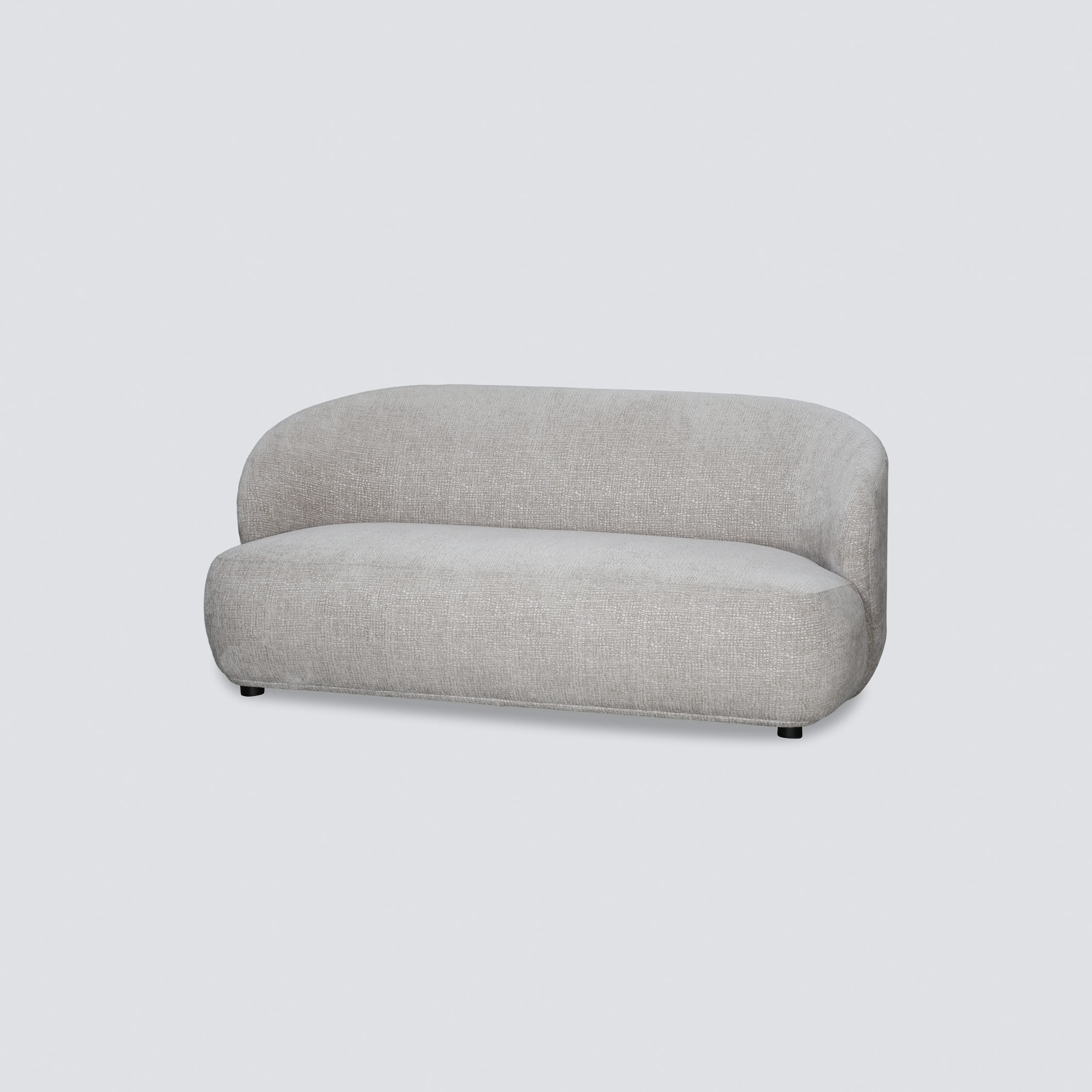 NS MÜBLER Modernes Design 2-Sitzer Sofa Stoff Wohnzimmer Sofa Rückenstütze Polsterungstück Heim Büro Lounge