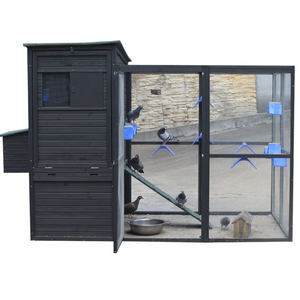 Cage à oiseaux en bois fabriquée à la main en matériaux de qualité supérieure de conception classique d'extérieur Cage à pigeons - Product Image 1