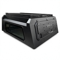 Bâche de benne en alliage d'aluminium pour pick-up, verrouillable, étanche, pour camping tout-terrain, compatible 4x4