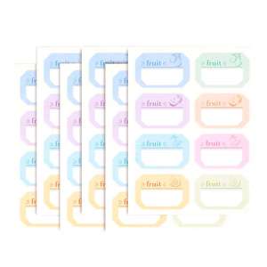 Custom Name Tag <strong>Writable</strong> Waterproof Identification School Office Name <strong>Sticker</strong> Duble-Layer Waterproof Cartoon Name Label for Kids - Product Image 2