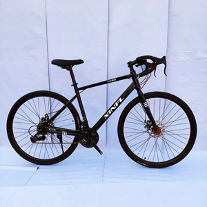 <span class=keywords><strong>Vélo</strong></span> de <span class=keywords><strong>route</strong></span> à vitesse variable pour hommes et femmes, guidon incurvé 700c, course sur <span class=keywords><strong>route</strong></span>, 24 vitesses, frein à disque mécanique double, sans suspension de fourche - Product Image 3