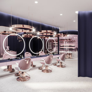 Simple Sophisticated Nail Salon Workbench Customized Beauty Salon Display Rack Customization for Salon Interior Decoration - Product Image 3