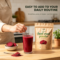 Poudre de racine de betterave OEM sans OGM ni additifs 4lb 1.81kg Complément alimentaire