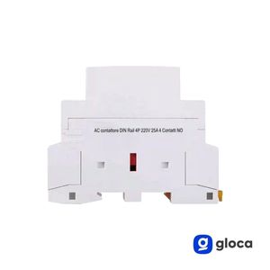 Contactor Gloca AC para Riel DIN, 4P, 25A, 220V, 50Hz, Automatización Industrial - Product Image 4