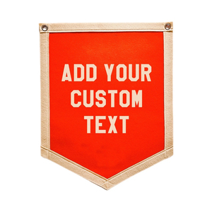 Chất Lượng Cao Biểu Ngữ Bất Kỳ Màu Sắc Kích Thước Đôi Bông Vải Lanh Vải Mặt Satin Vải Vàng Rìa Treo Cờ - Product Image 1