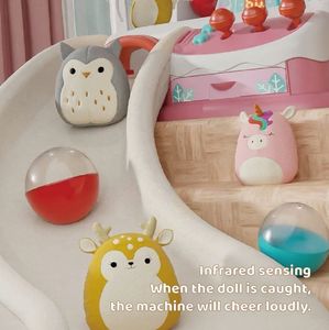 MILI dibujos animados <span class=keywords><strong>cocodrilo</strong></span> Twist <span class=keywords><strong>huevo</strong></span> máquina juego juguete moneda Clip muñeca Grabber máquina gran garra máquina muñeca para niños regalo - Product Image 6