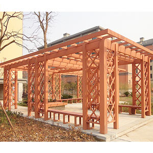 Pérgola <span class=keywords><strong>de</strong></span> <span class=keywords><strong>madera</strong></span> moderna para exteriores, pérgola <span class=keywords><strong>de</strong></span> techo con persiana, barata - Product Image 4