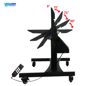 4 bánh xe cơ giới 360 độ di chuyển <span class=keywords><strong>TV</strong></span> di động khung văn phòng hiển thị <span class=keywords><strong>TV</strong></span> giỏ hàng Max 75 inch đứng núi - Product Image 5