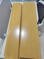 Table d'école double en bois au design moderne 120x45cm, durable, écologique, imperméable, pour usage scolaire et commercial
